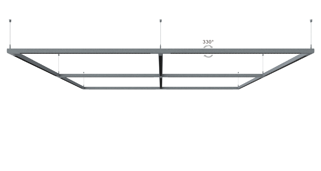 Jago  Suspended /Ceiling surface-mounted continuous row  900